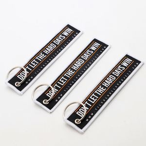 Porte-clés brodé personnalisé avec citation inspirante pour les collectes de fonds des organisations caritatives et les événements de sensibilisation à la santé mentale - Product Image 1