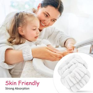 Băng Đô Bọt Biển Trang Điểm Thời Trang Thiết Kế Mới Băng Đô Spa Tắm Mặt Cho Nữ Và Bộ Dây Đeo Cổ Tay - Product Image 4