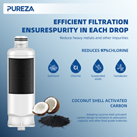 Filtro de Agua Certificado NSF42 PUREZA para Refrigerador, Filtros Domésticos para SAM- SUNG HAF-QIN/EXP DA97-17376B DA97-08006C