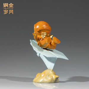 Adorno de Latón con Diseño de Hada Voladora, Forma Irregular, Estilo Contemporáneo, para Sala de Estar, Regalo de Cumpleaños, de Copper Art Workshop - Product Image 3