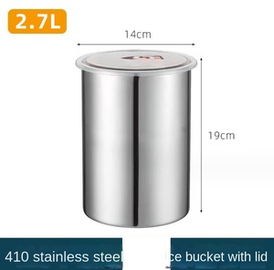 Support à ustensiles DFC1204 en acier inoxydable brossé, support pour pot alimentaire, seau à glace pour refroidir la bière - Product Image 6