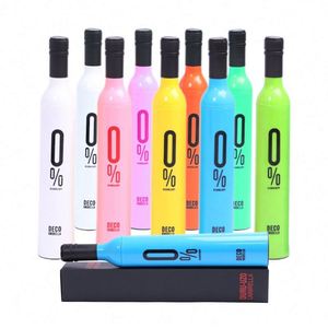 Promotional OEM Advertising Custom Wholesale Wine Bottle <b>Umbrella</b> with Logo Printing Car Logo Gift Branded <b>Umbrellas</b> - Product Image 2