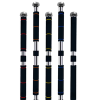 Cadre de porte en acier avec niveau de barre de traction sans perçage Barres horizontales intégrées Exercice de porte Chin-up pour la salle de sport à domicile