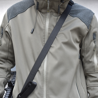 Sangle d'épaule tactique double pointe TONMO MS2 en nylon avec boucle métallique pour accessoires de chasse et corde de mission CS