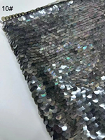 Tissu en dentelle à sequins souples 9 mm avec broderie lourde pour robe de mariée et d'anniversaire