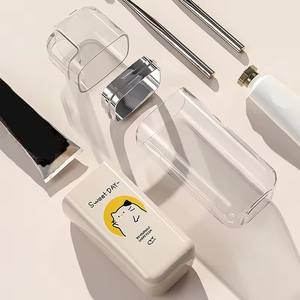 Cartoon Cute Plastic Travel Mundwasser halter Einfache tragbare Zahnbürste Tasse für Home Camping Business Trip Bad Toilette Zubehör - Product Image 6