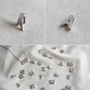 สร้อ<span class=keywords><strong>ย</strong></span>คอเงินสเตอร์ลิงสำหรับผู้หญิง,สร้อ<span class=keywords><strong>ย</strong></span>คอตัวอักษร26คลาสสิกของขวัญเฉพาะบุคคลสำหรับเด็กผู้หญิงน้องสาวแม่ลูกสาว - Product Image 3