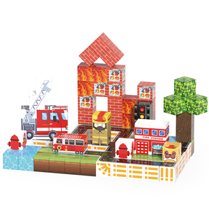 Magnet würfel 108PCS Magnetische Gebäude würfel Bauen Sie STEM Sensory <span class=keywords><strong>Toys</strong></span> für Kleinkinder Geschenke für Mädchen Jungen Magnet würfel - Product Image 4