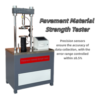 Machine d'essai de résistance CBR pour matériaux routiers et équipement d'essai de résistance non contrainte et de module d'élasticité pour sols