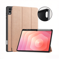 Casing Tablet Pintar Auto Wake Sleep untuk Samsung Galaxy Tab S12 Ultra 14.6" SM-X940 2026, Penutup Lipat Kulit PU dengan Tempat S Pen