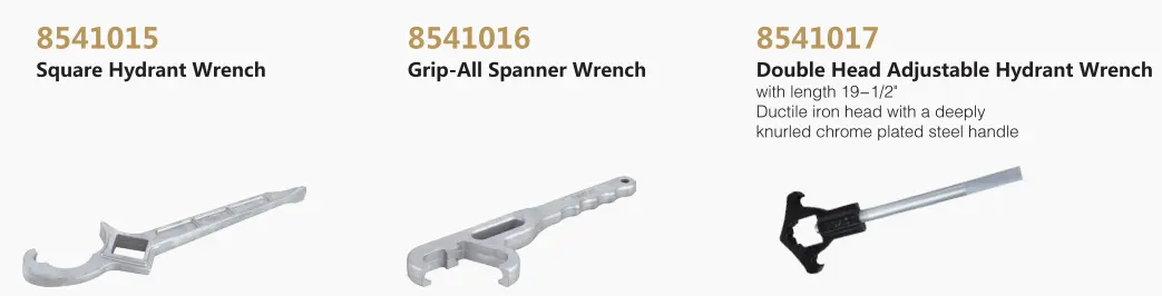 Werkspreis 5-jahres-garantie Brandzubehör Aluminium-Quadrat-Hydrantschlüssel Wrench-Ventile Wrench-Schlüssel