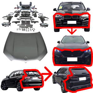 Artisanat de Précision : Kit de Mise à Niveau pour BMW X5 Facelift, Conversion F15 vers G05, Pare-chocs, Phares LED, Calandre, Capot, Garantie Étendue - Product Image 1