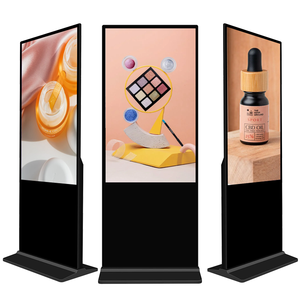32/43/49/55/65 인치 디지털 간판 인터랙티브 터치 플로어 스탠딩 메뉴 보드 레스토랑 소매점 클라우드 기반 CMS - Product Image 1