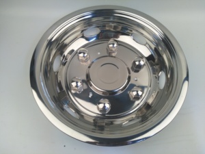 Copri ruota 304 in acciaio inossidabile <span class=keywords><strong>da</strong></span> <span class=keywords><strong>16</strong></span> pollici per Isuzu NPR KINGLONG per TOYOTA COASTER HY-016-010 - Product Image 5