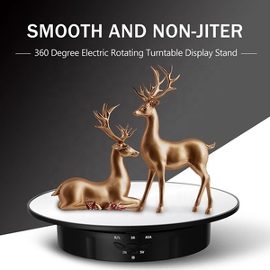 Rotating Turntable 360 Degree Electric Rotating Turntable Display Stand Photography Video Shooting Turntable Rotatable Display Racks