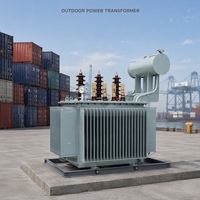Transformateur triphasé immergé dans l'huile S11 100KVA pour applications d'électrification industrielle et rurale en poste de transformation