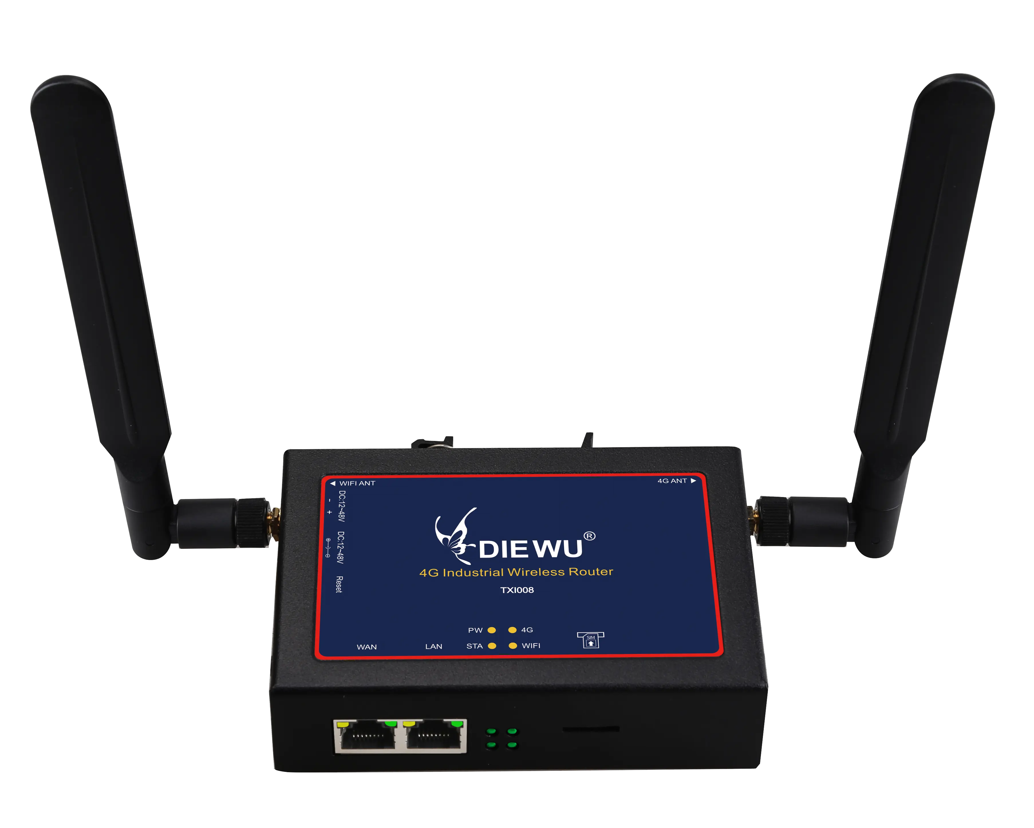Endüstriyel sınıf açık yönlendirici WIFI 4G kablosuz WAN/LAN endüstriyel yönlendirici