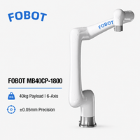 Bras collaboratif FOBOT 40 kg à charge utile lourde, portée de 1800 mm, précision de 0,05 mm, robot IP67 pour l'entretien des machines CNC et les projets SI