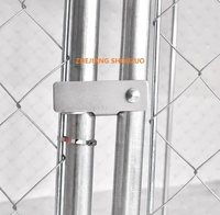 Vente flash : Cage pour chien en acier 4x4x2.2m pour usage extérieur