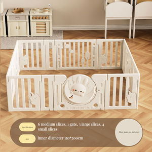 Vendita calda recinzione bambino box pieghevole per bambini in plastica per interni set completi Corrales Para Bebes box con scivolo e casetta - Product Image 3