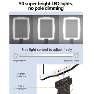 Magical Eyes-care HD Creative video kỹ thuật số kính lúp 10-12 "có thể gập lại kéo đứng điện thoại di động màn hình khuếch đại kính lúp - Product Image 3