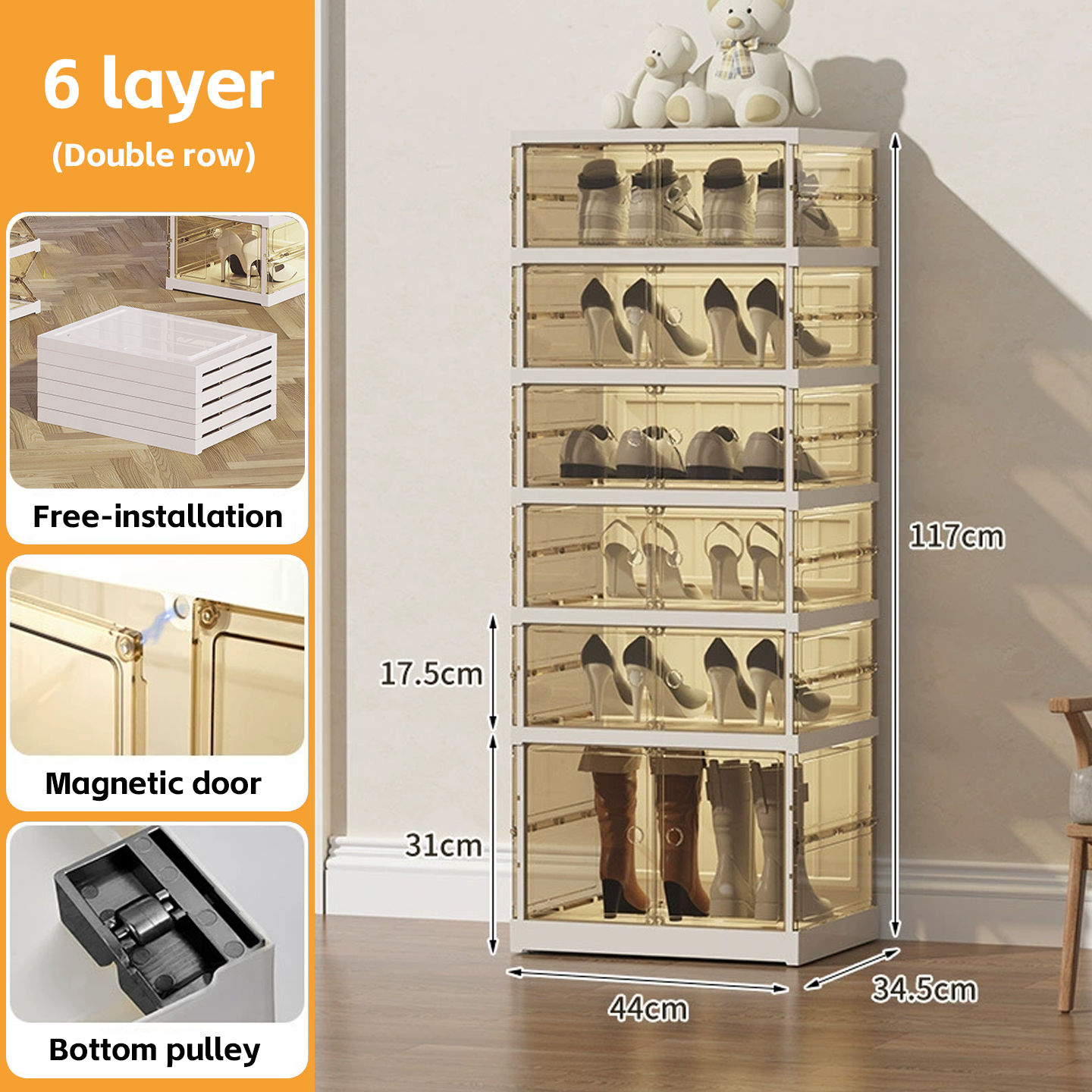 6-layer 44*34.5*117cm