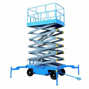 Einfache Steuerung Allrad Mobile 4-18 Meter Höhe Hydraulische Scheren bühne - Product Image 2