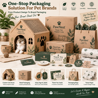 Emballage personnalisé en carton ondulé de style maison en pain d'épices de Noël