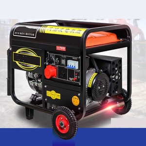 Générateur diesel 4 temps haute performance 220V le plus vendu, arbre à cames en acier plastique, diamètre de crémaillère 25mm, panneau moyen, usage industriel - Product Image 1