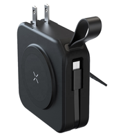 Cargador Inalámbrico Rápido de 20W con Salida Tipo-C, Enchufe de Pared LED y Estuche de Viaje para Teléfono Móvil, Nuevas Tendencias al por Mayor