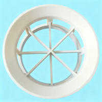 Anneau de filtration aléatoire Pingxiang Dai-Er 16-76mm pour l'élimination des COV et le traitement des gaz d'échappement des tours en plastique, et le lavage des gaz acides