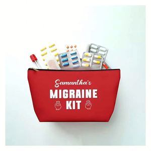 Kit de Primeros Auxilios Personalizado para el Alivio de la Migraña, Bolsa Compacta y Portátil para Oficina y Deportes, Hecho a Mano por OEM - Product Image 1