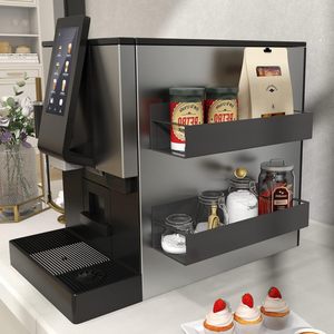 Organisateur magnétique pour réfrigérateur à fixation latérale avec étagères multi-niveaux, idéal pour ranger les épices, les huiles et les condiments dans la cuisine - Product Image 5