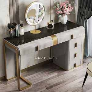 Nouvelle conception de <span class=keywords><strong>coiffeuse</strong></span>, designs modernes de <span class=keywords><strong>coiffeuse</strong></span> pour la chambre à coucher, <span class=keywords><strong>coiffeuse</strong></span> pour filles avec tiroirs - Product Image 3