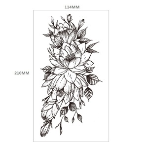 Pas cher et de haute qualité <span class=keywords><strong>sexe</strong></span> femmes tatouage temporaire papillon fleur tatouage autocollant étanche - Product Image 6