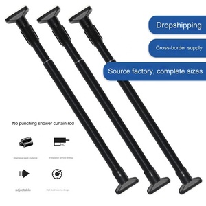 <span class=keywords><strong>Tringle</strong></span> à <span class=keywords><strong>rideau</strong></span> ajustable en acier inoxydable sans poinçonnage pour le séchage des vêtements Tige pour le séchage des vêtements de balcon - Product Image 1