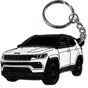 Llavero Metálico Ligero y Duradero para <span class=keywords><strong>Jeep</strong></span> Compass, Accesorio Oficial de <span class=keywords><strong>Jeep</strong></span> para Hombre y Mujer, Regalo Genial - Product Image 1