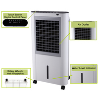 Glacière tour à Air par évaporation sans lame pour salle d'eau, ventilateur de refroidissement, refroidisseurs d'air, climatiseurs portables
