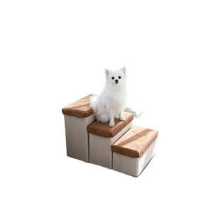 Scale Pieghevoli per Cani per Salire su Letti e Divani, Scale per Animali Domestici per Cani e Gatti di Piccola Taglia, Mobili per Animali Domestici da Comodino con Facile Montaggio - Product Image 5