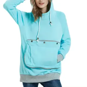 2024 Großhandel Freizeithose 100 % Baumwolle Fleece Hoodies Moderne Damen Dame modischer Stil Mannschaftshalsausschnitt Kordelzug