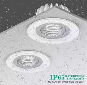 Khách Sạn Ip65 5W 7W 12W 15W Đèn Trần Spotlight COB Chống Lóa Vòng Không Thấm Nước IP65 <span class=keywords><strong>LED</strong></span> Downlight Cho Nhà Vệ Sinh Phòng Tắm - Product Image 2