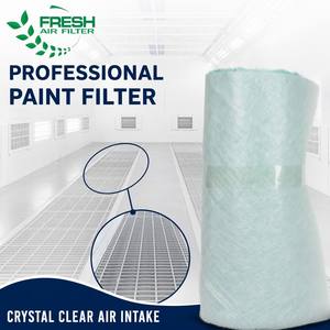 El lado de <span class=keywords><strong>barlovento</strong></span> es verde, el lado de sotavento es blanco, cabina de pulverización, filtro de aire de fibra de vidrio, rollo de medios de filtro de parada de pintura a la G3-G4 - Product Image 1
