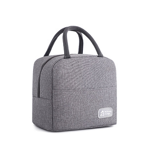 Small Tote Cooler Thermal Insulated Food Bags Portable Picnic Lunch Box Bag