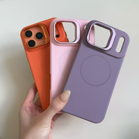 Coques de téléphone en métal pour iPhone 17 Pro Max, coque magnétique pour téléphone compatible avec la peau pour iPhone 15 16 Pro Max 17 Air, coque antichoc