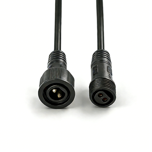M14-2-Core Strip Sr テールカード オスおよびメス ドッキング防水プラグ 2 コア電源コネクタ接続ライン - Product Image 2