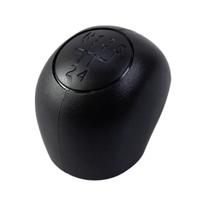 Car Gear <b>Shift</b> <b>Knob</b> Black Plastic 5 6 Speed Ergonomic For Fiat Vehicles - Product Image 2