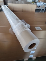 Papier peint imprimable éco-solvant toile auto-adhésive pour autocollant mural rouleau vierge en gros