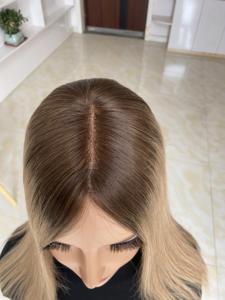 หนังกำพร้าฐานแบบโมโน5X6สำหรับผมร่วงผมคนยุโรป - Product Image 6