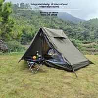 Tente de trekking Air-Peak 1 pour une personne, abri de randonnée léger sans armature, imperméabilisation 2000-3000 mm, camping trois saisons