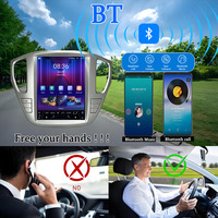Radio Estéreo para Highlander con GPS Integrado, CarPlay, Mirror Link, WiFi, Reproductor MP3, Audio de Alta Resolución, Pantalla Dividida, USB y Cámara de Reversa